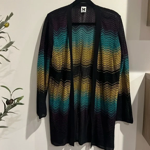 Missoni chevron stripe cardigan sweater